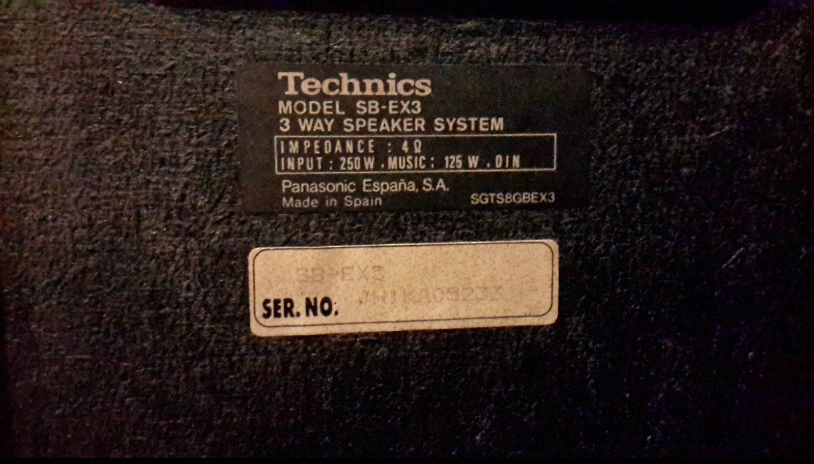 Technics SB-EX3 акустические системы