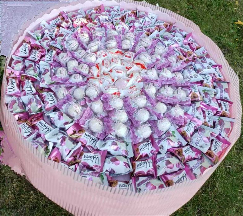 Подарунок букет квіткових цукерок