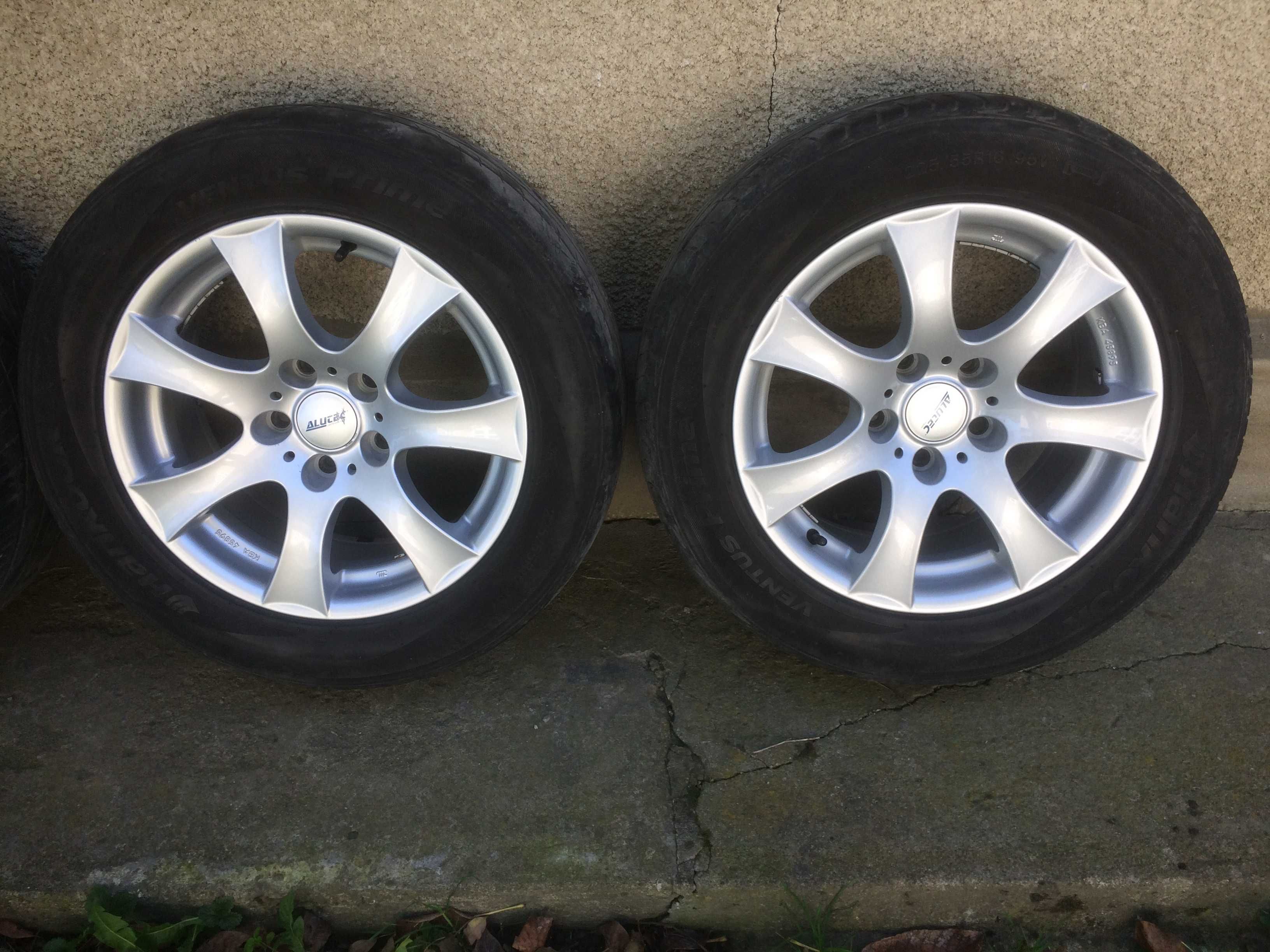 Титани Диски ALUTEС r16 шини резина 225/55 bmw 3-5-7 wv t5 trafik