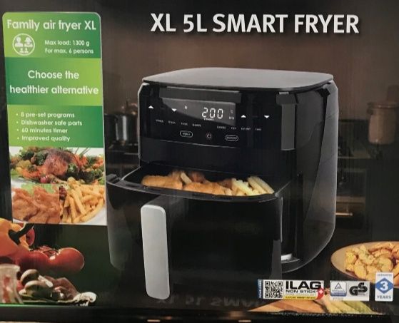 Frytkownica XL 5L Air Fryer...Dowód zakupu Nowa