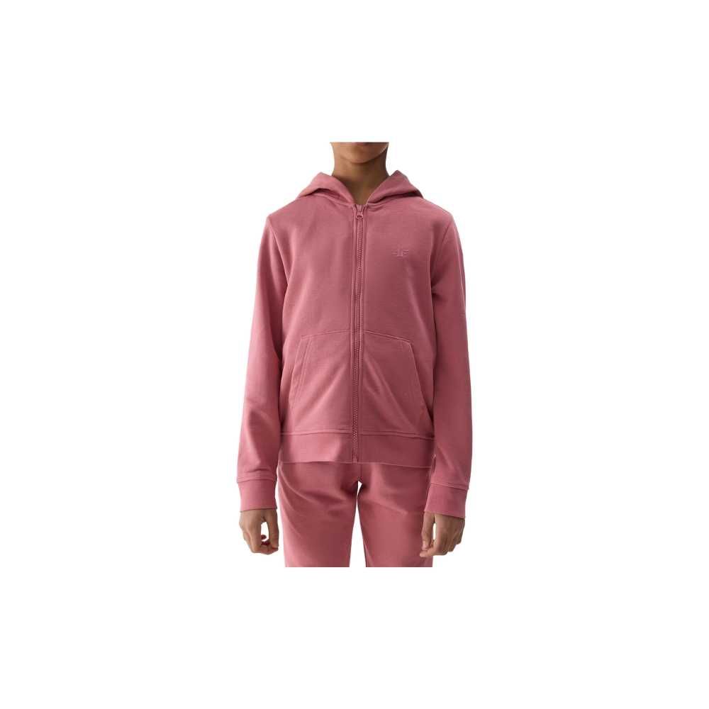 Bluza dziewczęca dresowa rozpinana z kapturem 4F: różne rozmiary