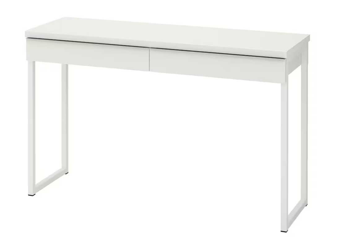 Ikea BESTÅ BURS
Biurko, połysk biały, 120x40 cm