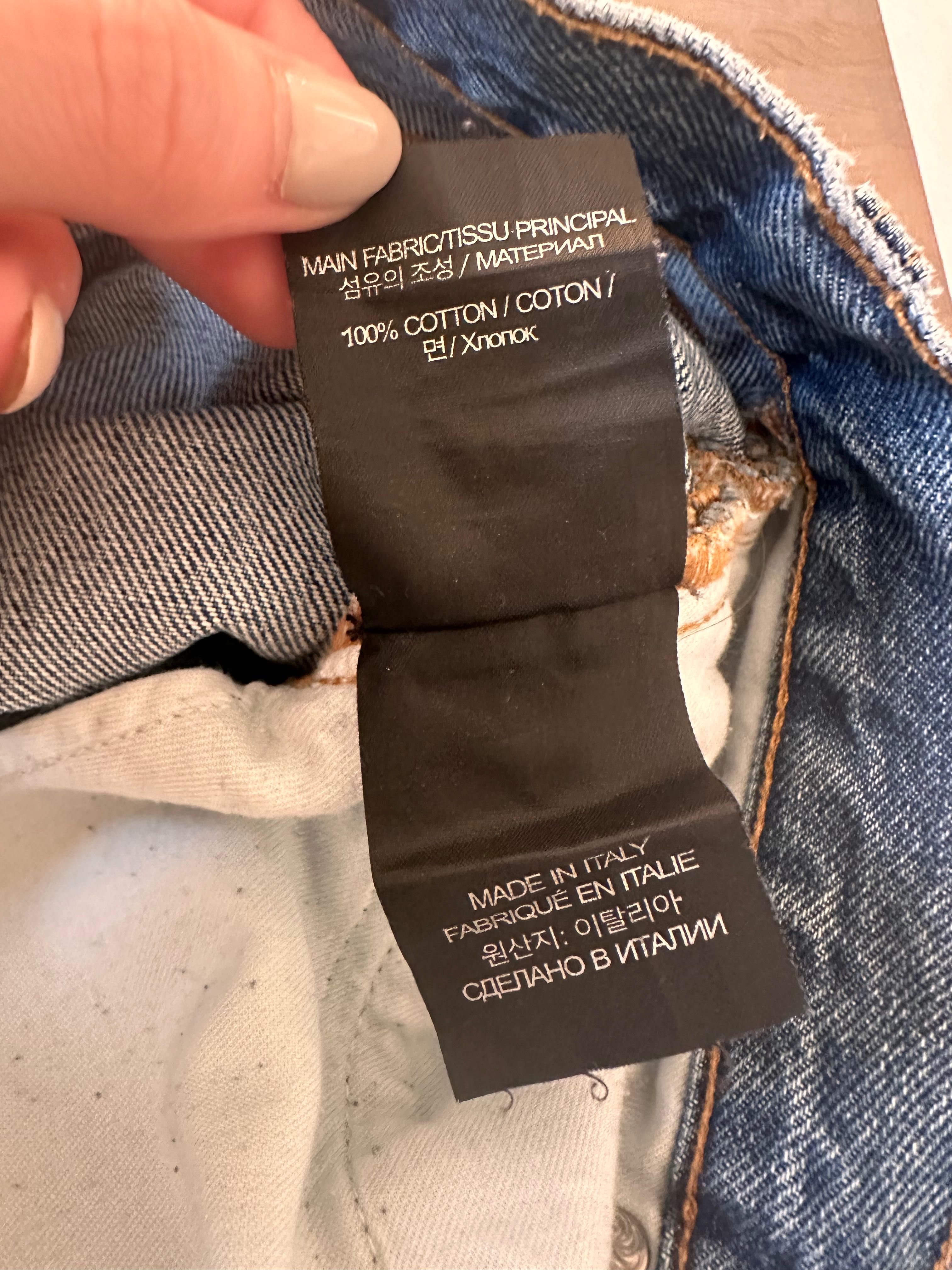 VETEMENTS оригинал мужские  джинсы с логотипом