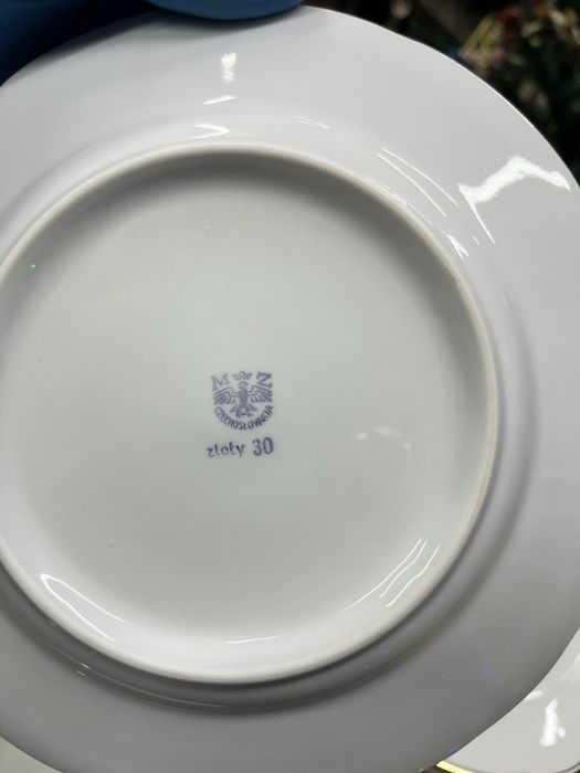Serwis obiadowy talerze porcelanowe Czechosłowacja