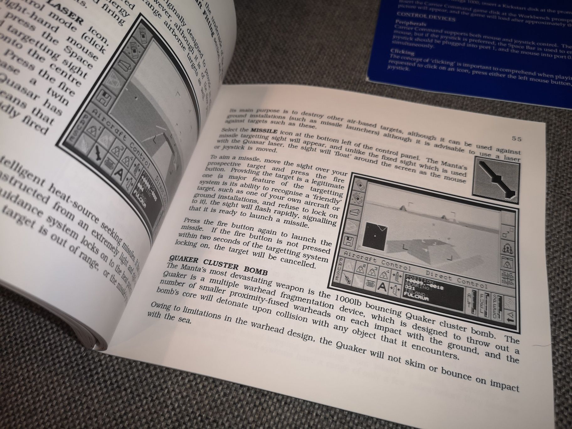 Carrier Command AMIGA gra BOX Retro 1988 (stan BDB+)