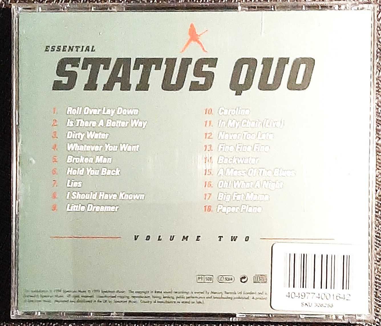 Polecam Album CD Zespołu  STATUS QUO – Album The Essential Status Quo