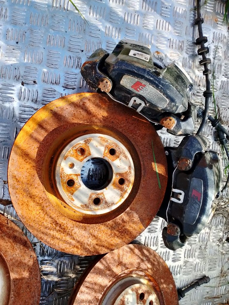 Hamulce przód tył zaciski tarcze komplet audi A5 S5 8t lift Swap kmplt
