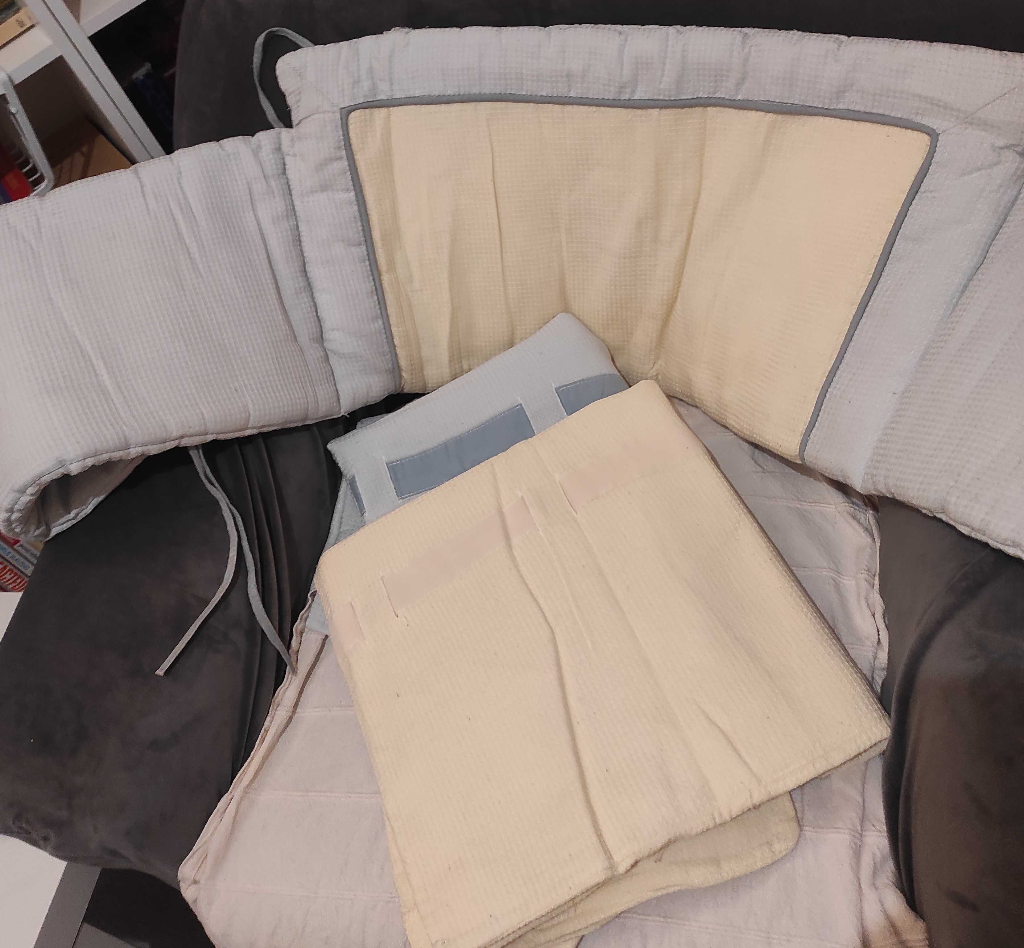 Piękna elegancka pościel dziecięca dwie kołdry 90x130 z ochraniaczem