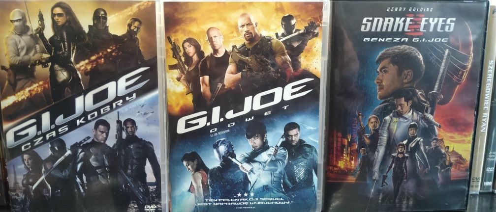 G.I.Joe Czas Kobry +  G.I.Joe Odwet + G.I.Joe Geneza (Snake Eyes) dvd