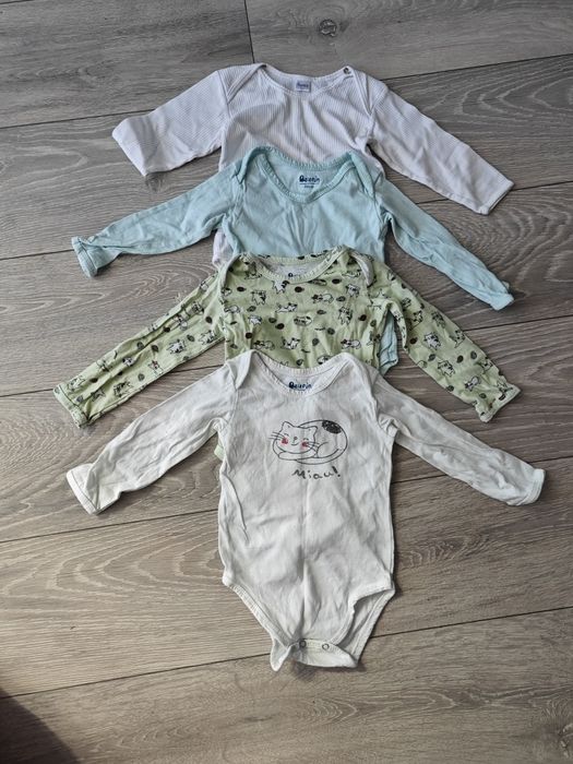 4 x body długi rękaw 86