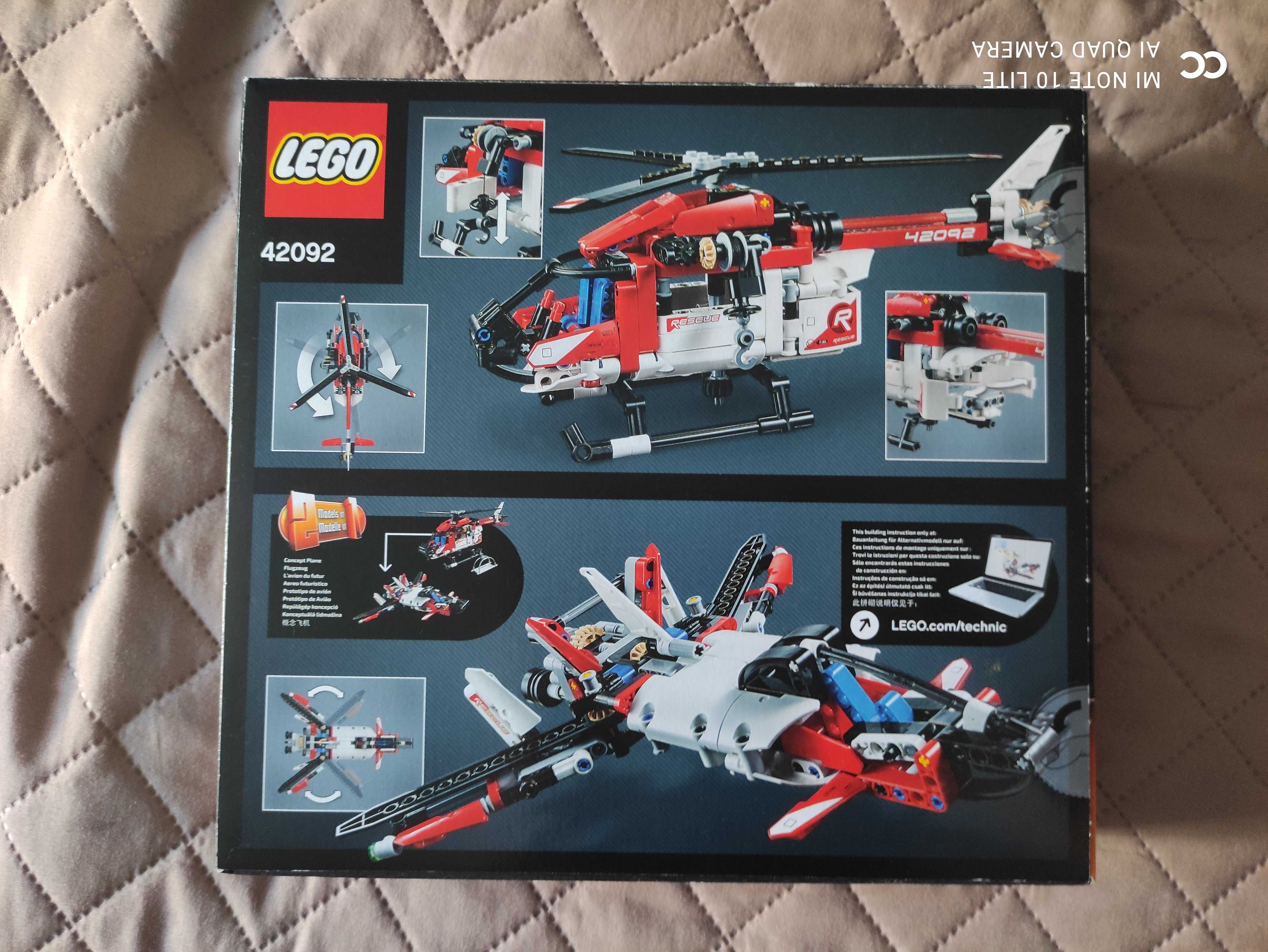 Klocki LEGO Technic 42092 - Helikopter ratunkowy