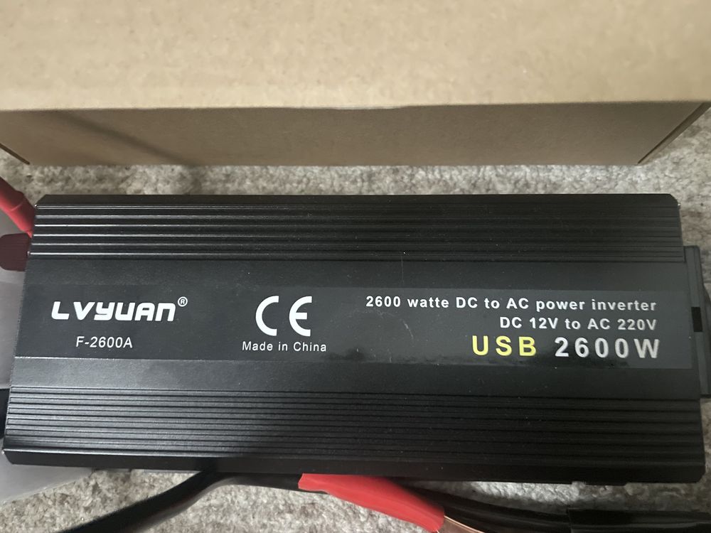 ‼️Інвертор LVYUAN 2600W‼️Інвектор, преобразователь напряжения