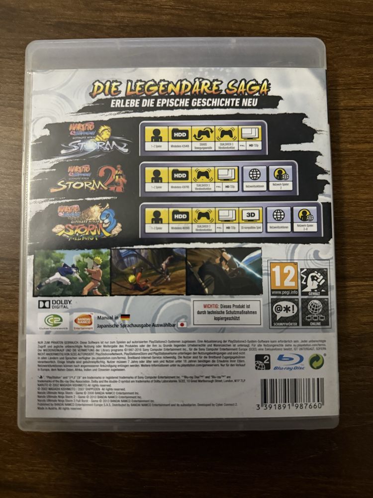 Naruto storm collection Playstation 3