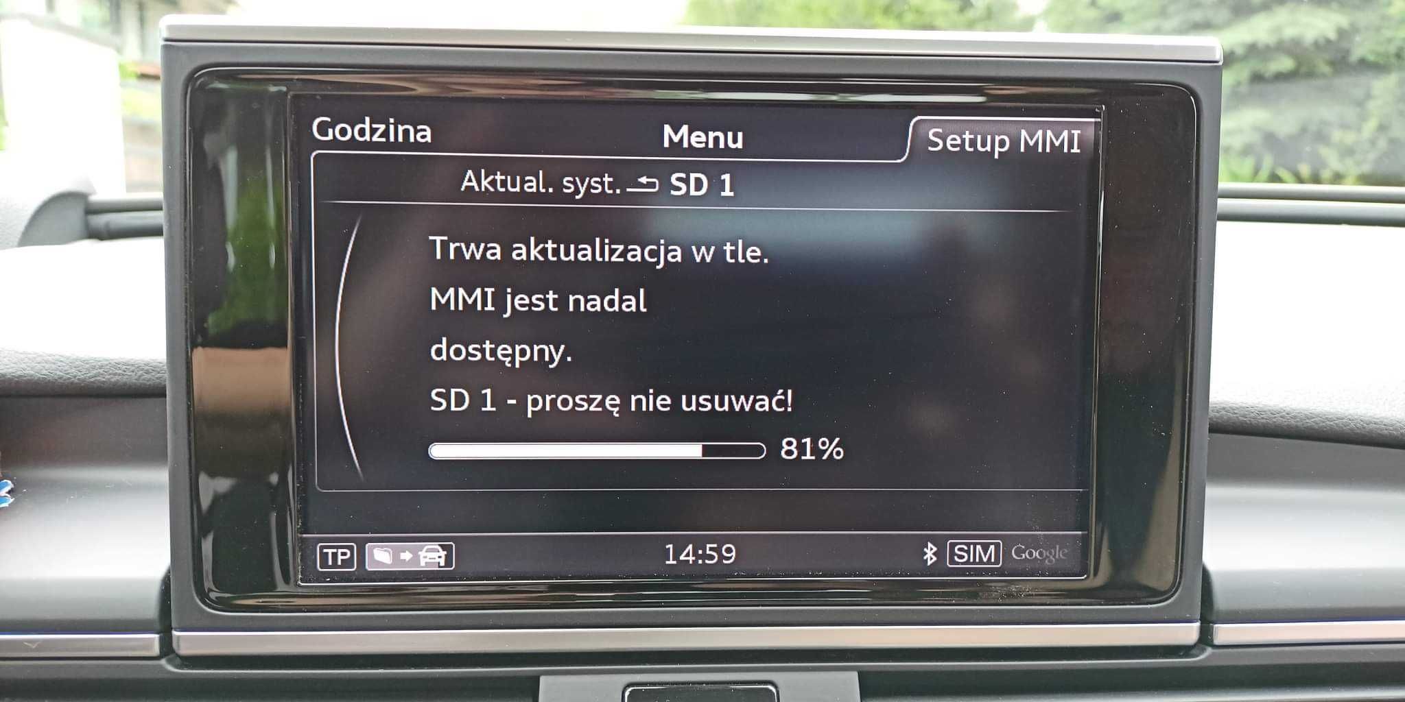 Mapy Audi Car Play i Android Auto  Mib2 4G Mhi2 MHS2 MIB 2 MHI2 2025