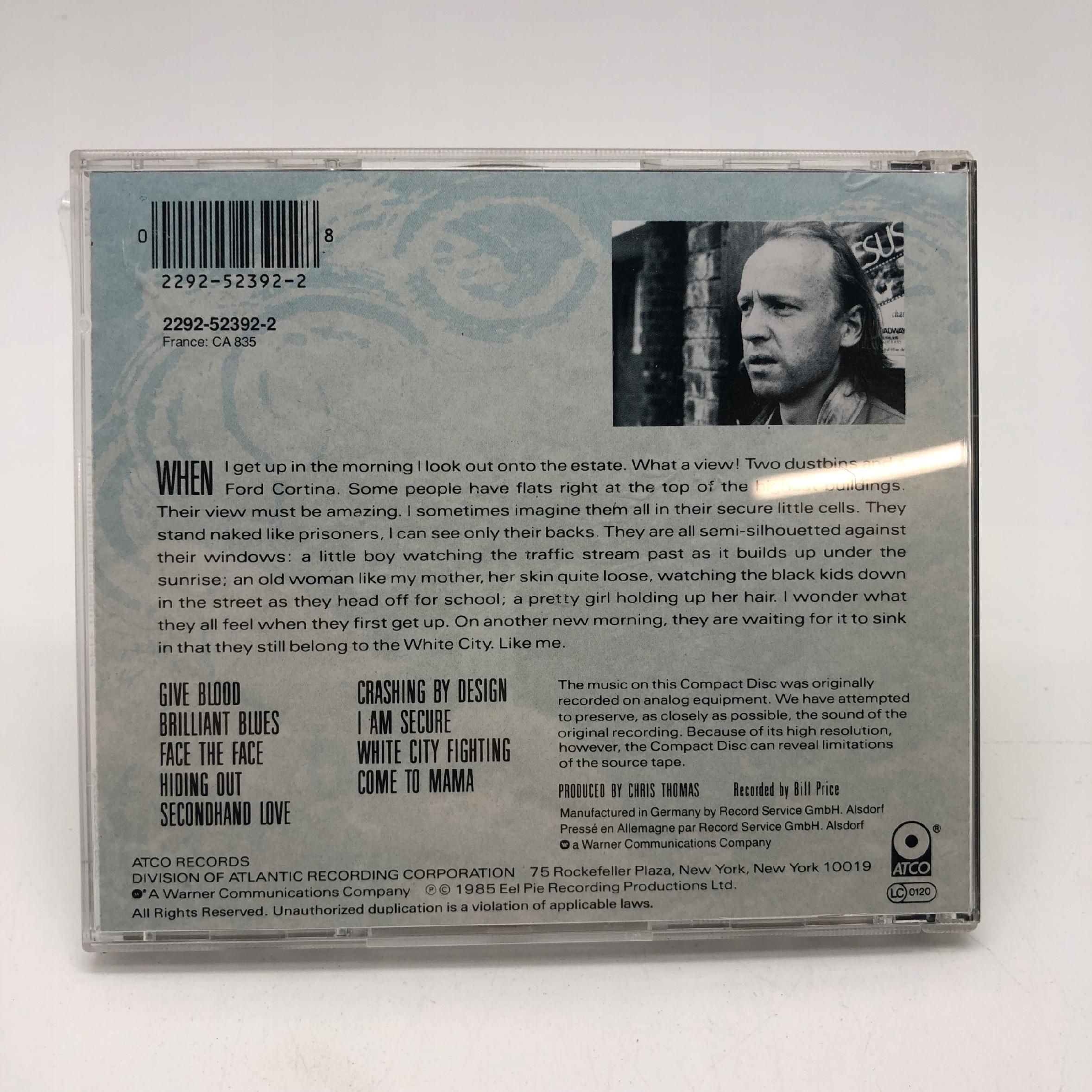 cd - pete townshend - white city: a novel rock