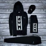 Puma чоловічий комплект 5в1 Костюм + футболка + шорти + кепка пума