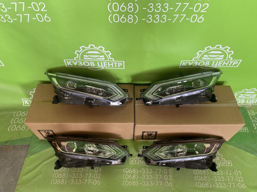 Nissan Qashqai J11 2019 2020 Rogue Sport бампер передний передній фара