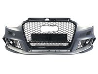Передній бампер ( в стилі RS3 під туманки ) на Audi A3 8V 2012-2016