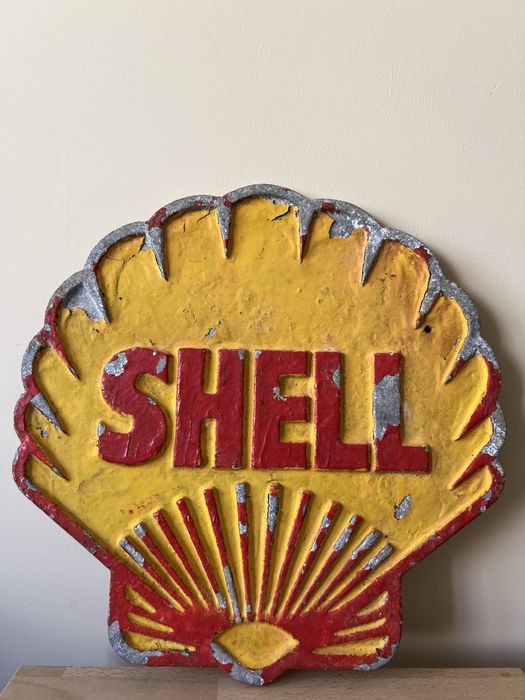 SHELL placa aluminio