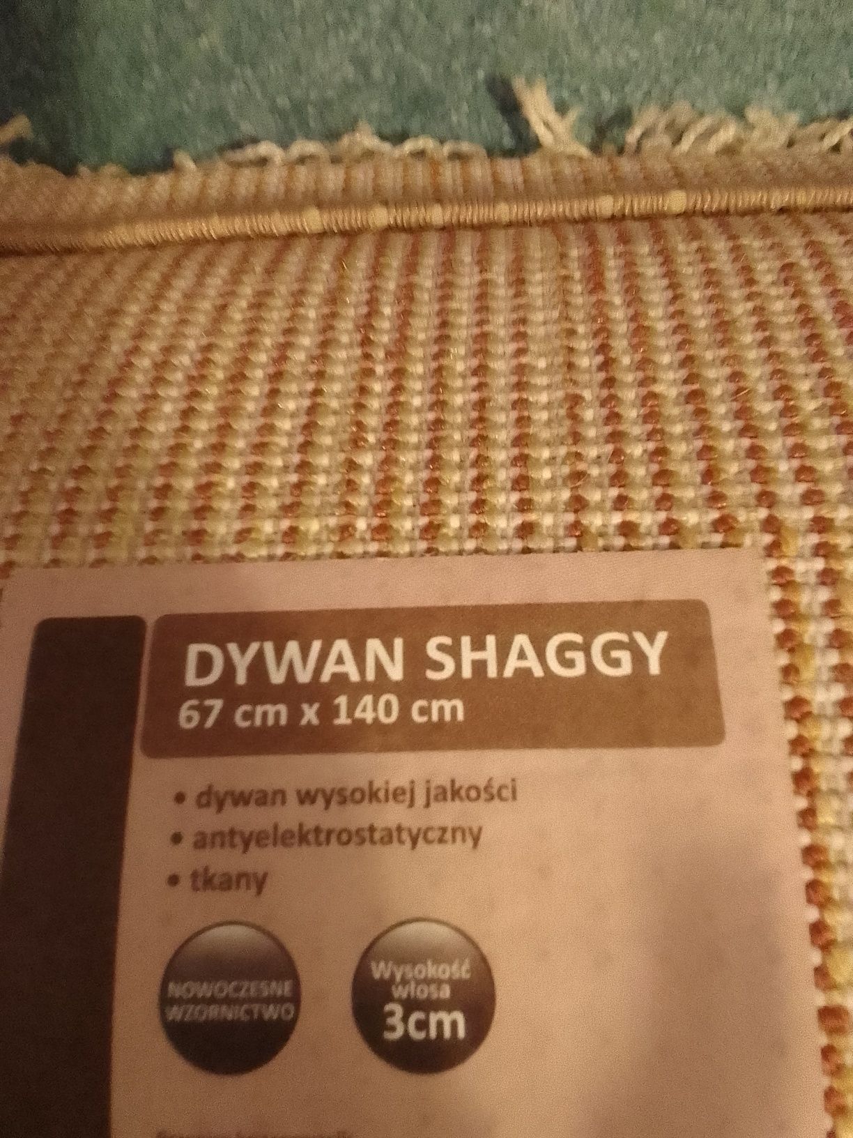 Dywan Shaggy tkany
