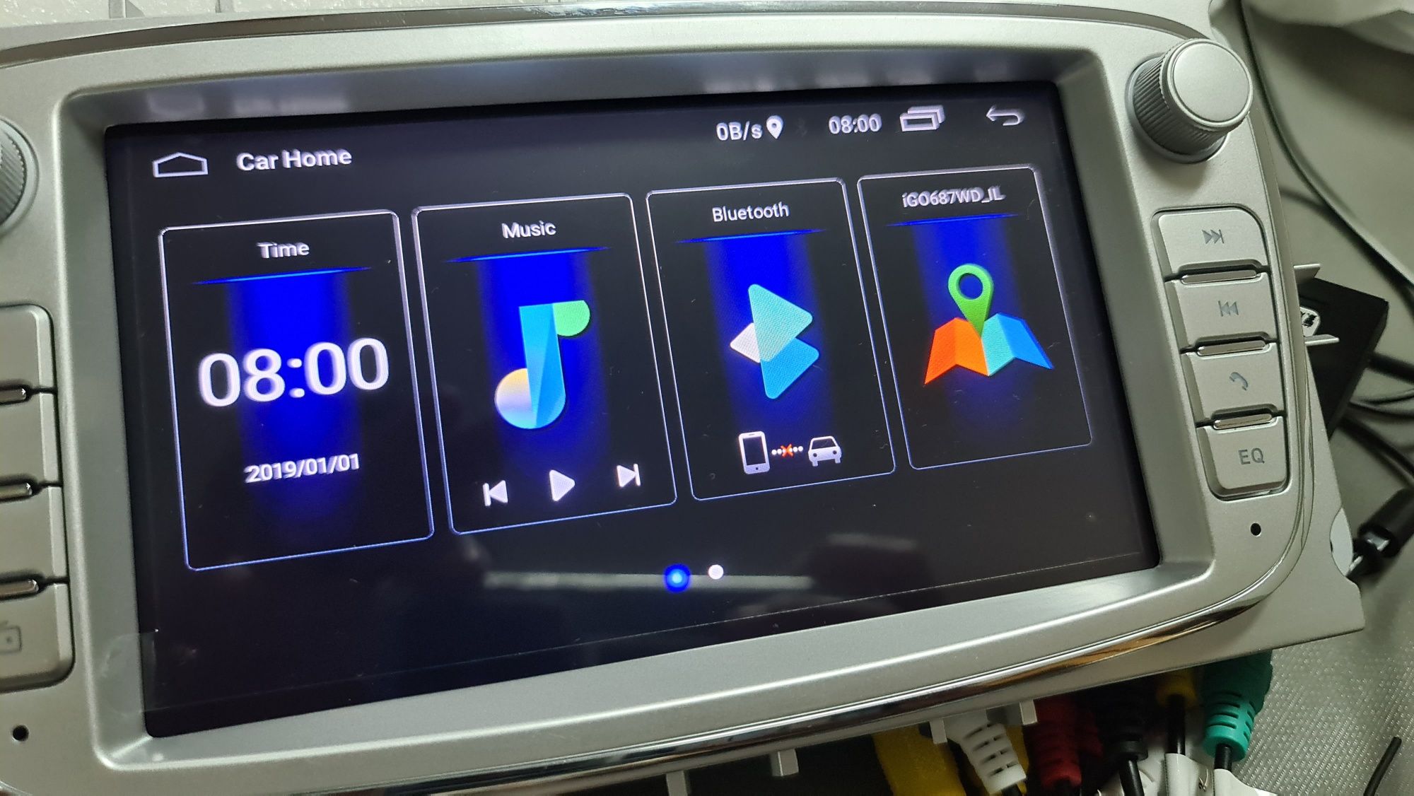 Auto Rádio Android 10 Ford Focus NOVO + Câmara Traseira