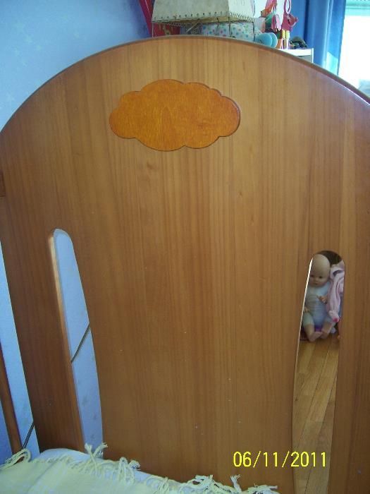 Cama de grades Prenatal + colchão latex hipoalergénico