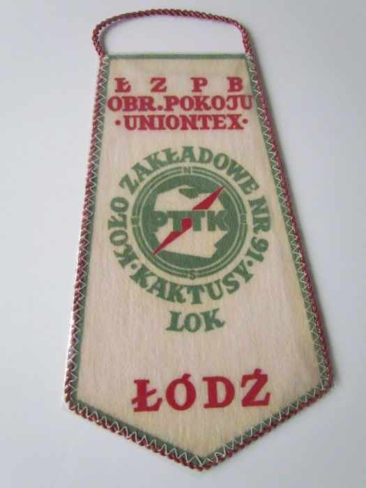 Proporczyk XIII Rajd Włókniarzy '81 UNIONTEX ŁÓDŹ