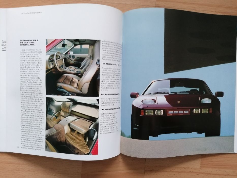 Prospekt Porsche 911-Targa,cabriolet,Turbo,924,944,928S -RAR-