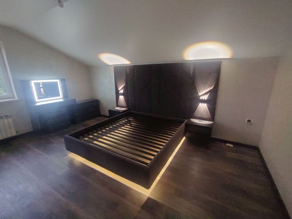 Кровать  из металла в стиле лофт.изготовление.мебель.