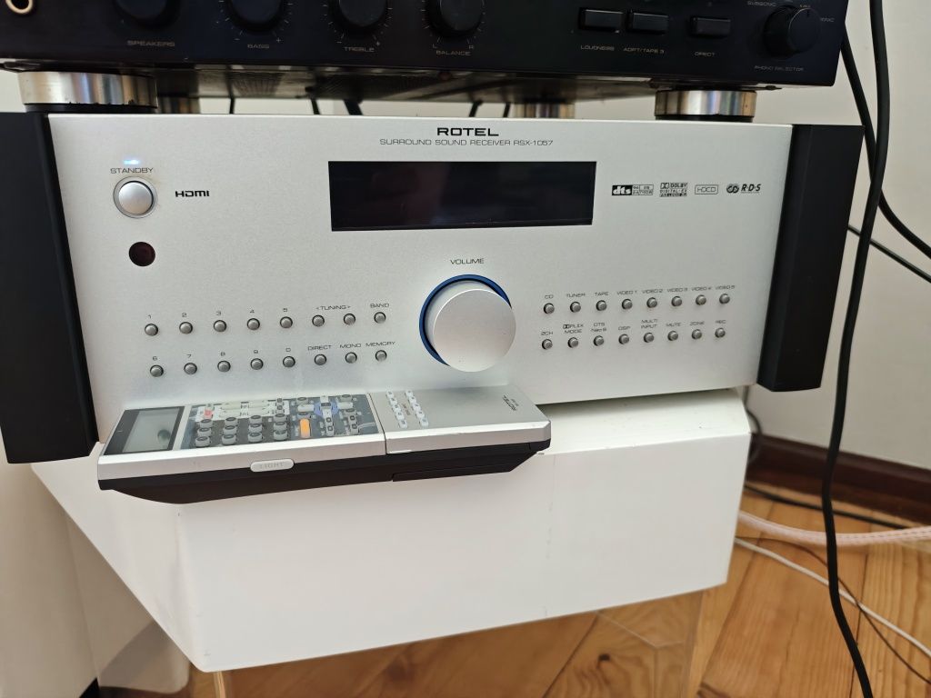 Amplificador AV Rotel RSX-1057 – Som Hi-Fi com Alma!