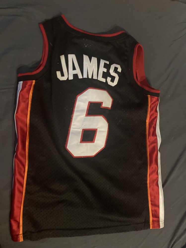 Koszulka Jersey NBA Lebron James Miami Heat Mitchell&Ness