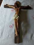 Crucifixo grande de parede em marfinite