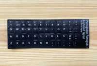 Autocolante para teclado Português / Teclado Autocolante PT