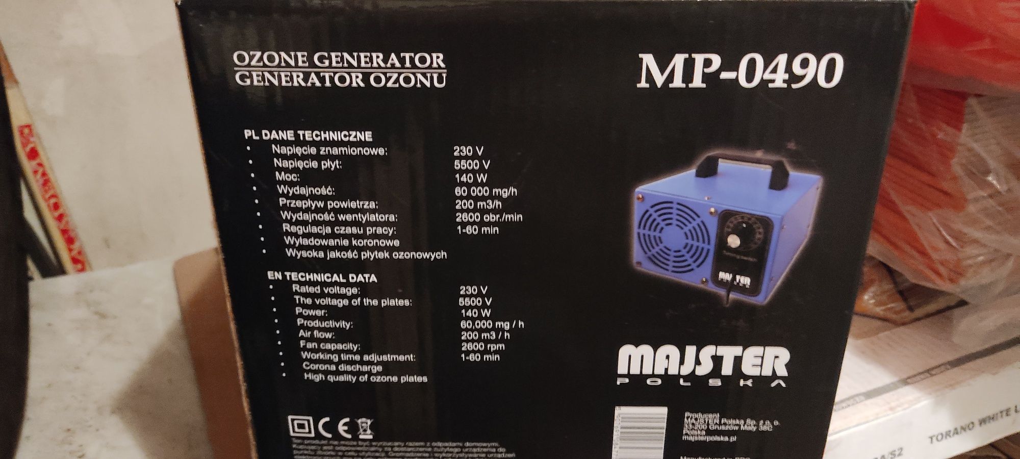 Generator ozonu mp 490