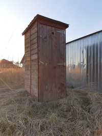 Toaleta drewniania, latryna, wychodek, Sławojka, WC na działkę, budowę