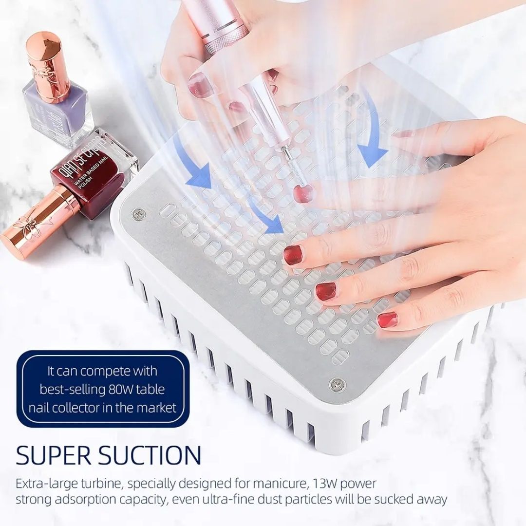 Aspirador pó unhas -SD-96 V+Trys high power turbo nail dust collect 13