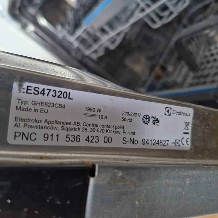 Zmywarka Electrolux EES47320L na części