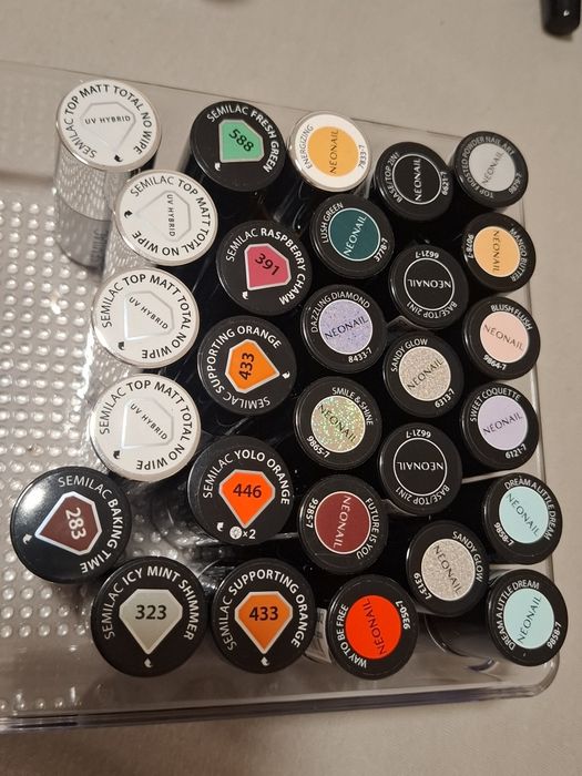 Zestaw lakierów hybrydowych 91 sztuk lakier hybrydowy pielęgnacja mani