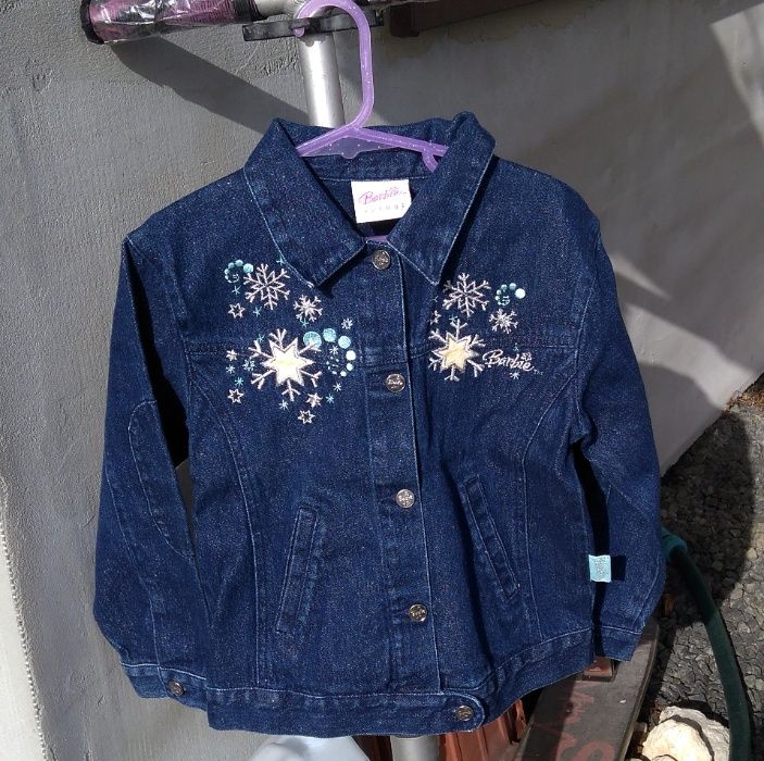 S&B Disney Barbie jeansowa kurteczka, katana.5/6L 110-116cm