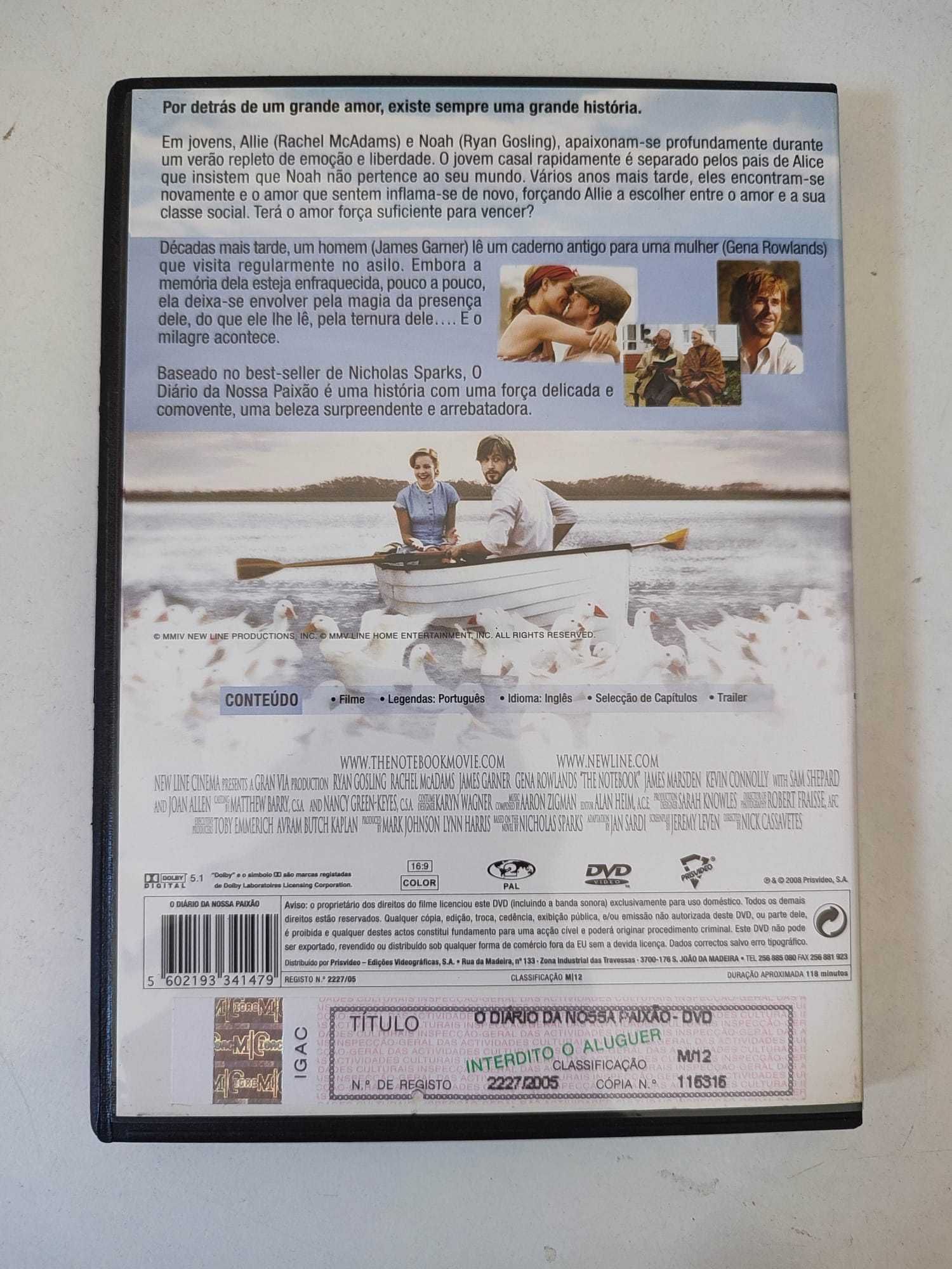 DVD - O Diário da Nossa Paixão