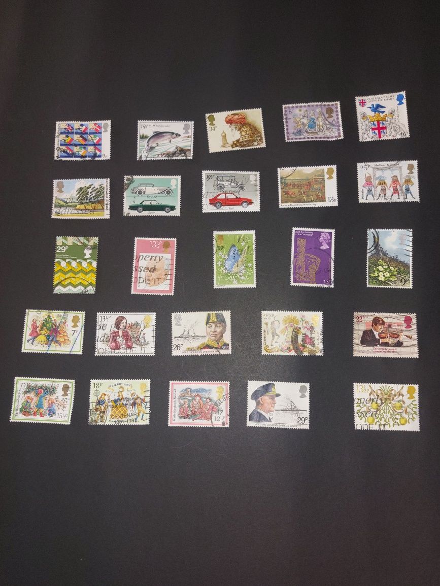 Filatelia lote de selos