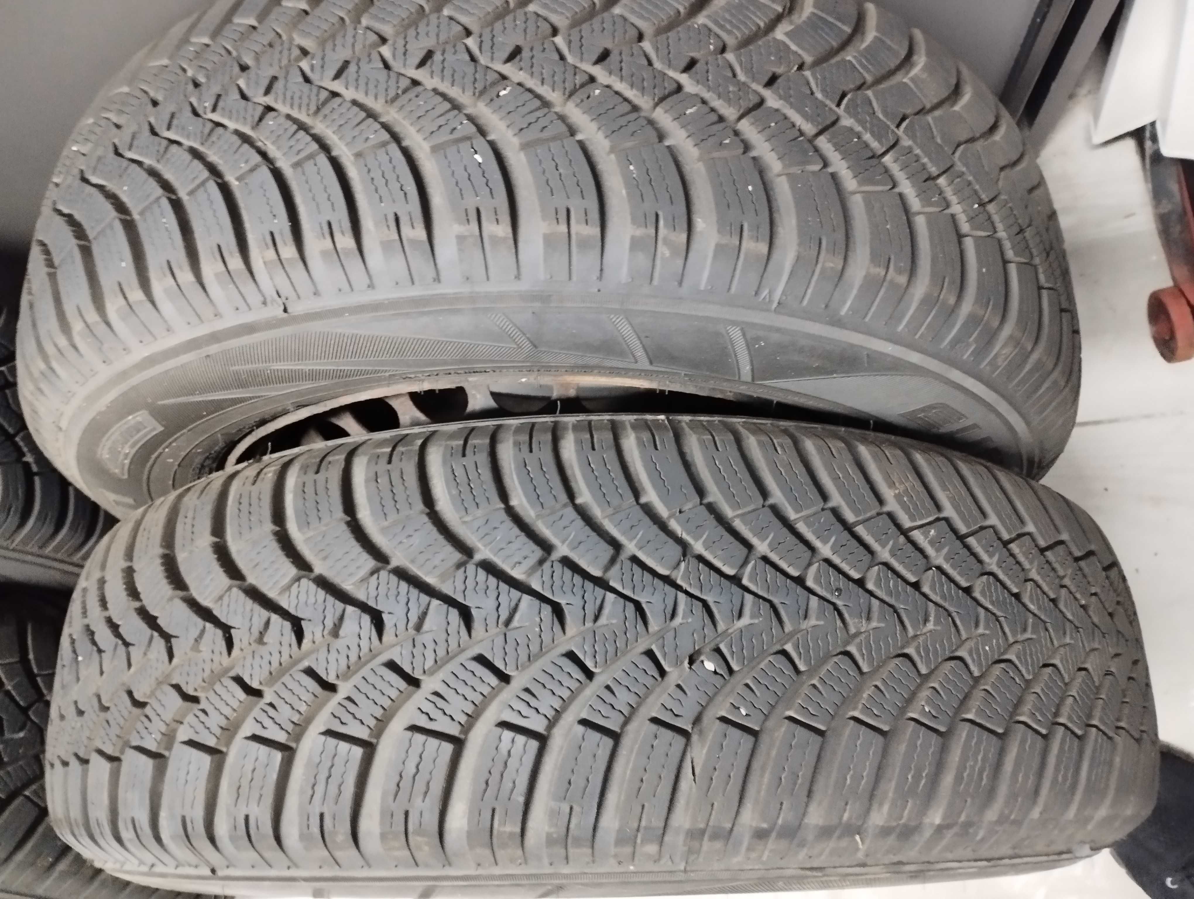 Opony zimowe Falken 195/65 R 15 z felgami 5x112 skoda VW