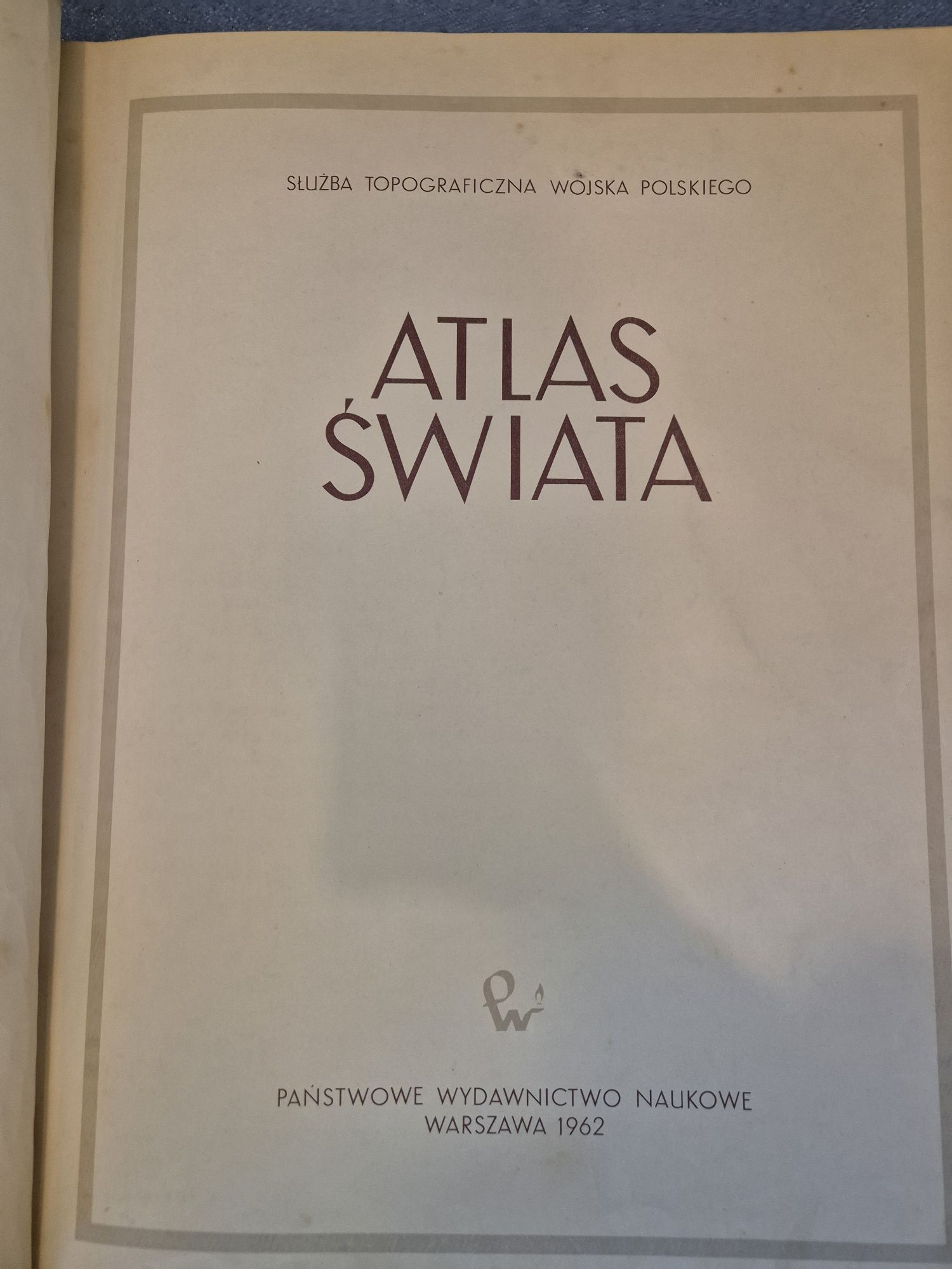 Atlas świata PWN 1962 rok
