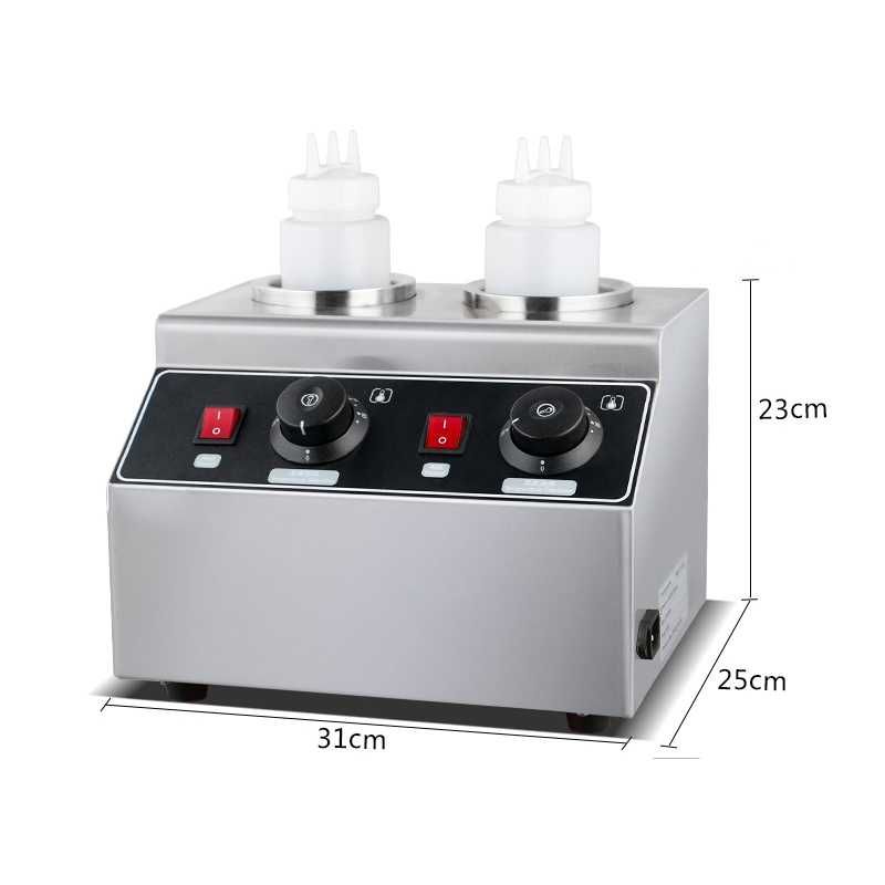 Podgrzewacz do sosów i czekolady FY-QK-2 stal nierdzewna 1.4L 160W