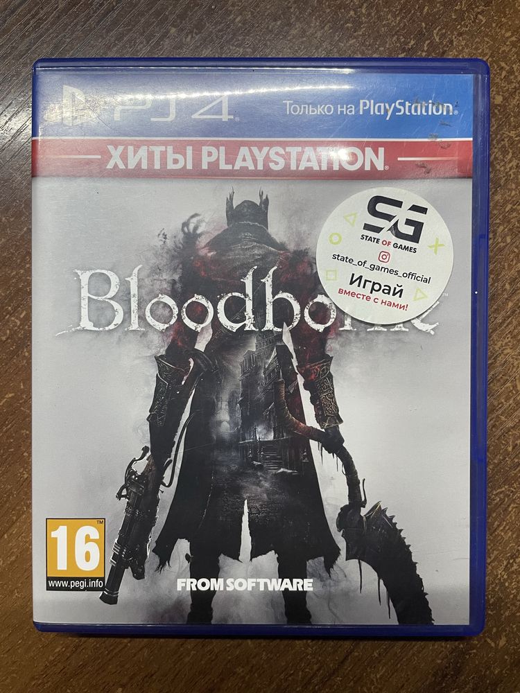 диск на ps 4 bloodborne