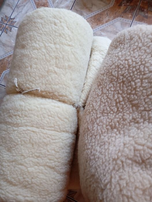 Grube koce trzy sztuki