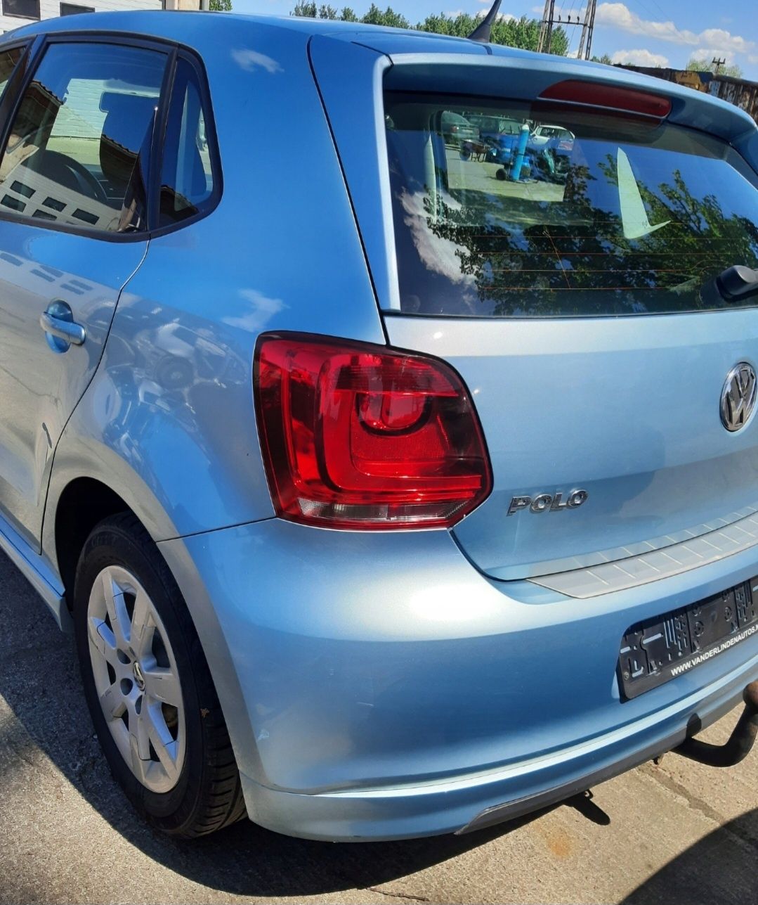 VW Polo 5 generacji spoiler tylnej klapy