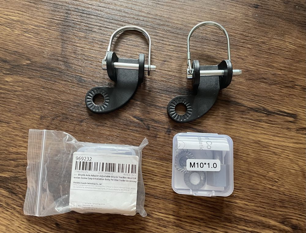 Uchwyt i adapter przyczepki rowerowej x2 szt