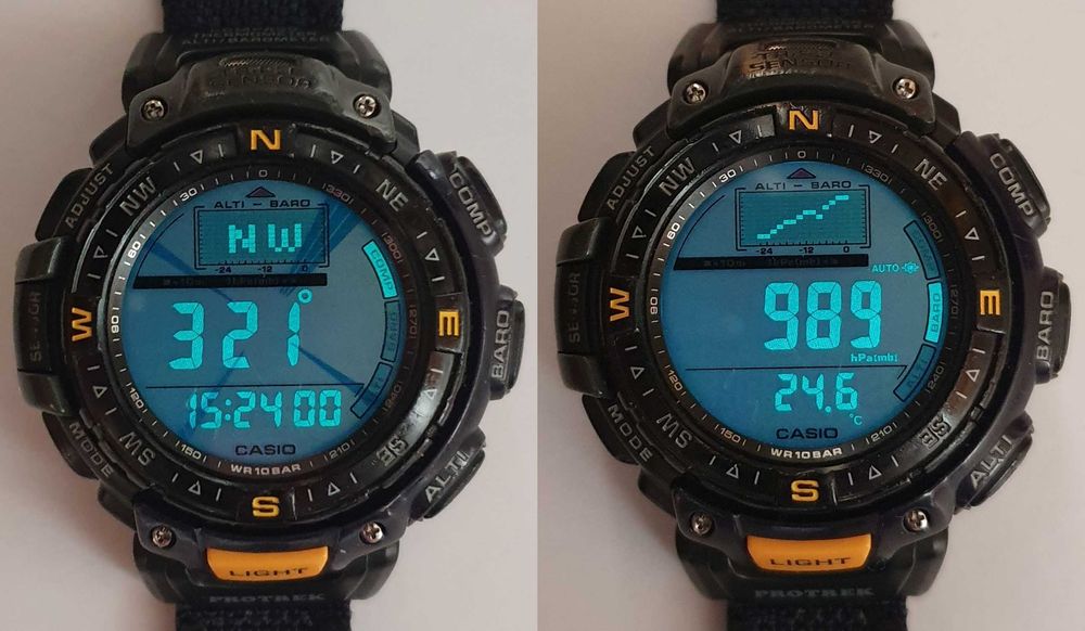 zegarek Casio PRG-40 ProTrek barometr altimetr termometr kompas