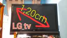 LG LCD  TV  com 1 metro e 20cm de ecrã na diagonal comando inc.